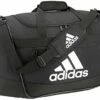Adidas Defender III Medium Duffel Bag, Black/White 1 Adidas Defender III Medium Duffel Bag, Black/White -suitcase shop 41UaJY897eL