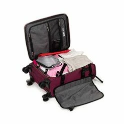Cloe Carry-On 20 Inch Luggage With 360º-spinner Wheels In Burgundy Red Color -suitcase shop 41UqVpXnLYL