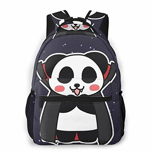 Hiking Work Walking Cycling Backpack Daypack Lightweight Polyester Multipurpose Anti-Theft Rucksacks Big Capacity Bookbag, Cute Funny Vampire Panda Stars 3 Hiking Work Walking Cycling Backpack Daypack Lightweight Polyester Multipurpose Anti-Theft Rucksacks Big Capacity Bookbag, Cute Funny Vampire Panda Stars