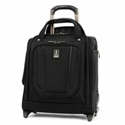 Travelpro Crew Versapack Rolling Underseat Carry-on, Jet Black