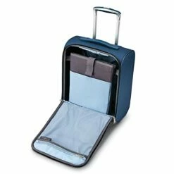 Samsonite SoLyte DLX Underseat Wheeled Carry-On (Mediterranean Blue) -suitcase shop 41VcOSsm2RL