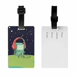 Luggage Tag Adventure Time BMO Suitcase Baggage Label Tag Business Name ID Card Holders Gifts For Women Men Kids Girls Travel Accessories 13 Luggage Tag Adventure Time BMO Suitcase Baggage Label Tag Business Name ID Card Holders Gifts For Women Men Kids Girls Travel Accessories -suitcase shop 41WNZ3Wq cS