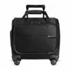 Briggs & Riley Baseline-Softside Cabin Spinner Bag, Black, Underseater 16-Inch