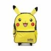 Pokemon Pikachu 16" Inch Yellow Rolling Backpack Luggage With Plush Ears -suitcase shop 41X9VZlYmmL