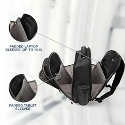 Travelpro Luggage Maxlite 5 17.5" Lightweight Under Seat Laptop Backpack, Black, One Size -suitcase shop 41XiTvgV80L