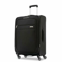 Samsonite Advena 4-Piece Set (Underseater, 20", 25", 29" Spinners) (Black) -suitcase shop 41Xjv 2BT afL