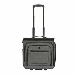 Travelers Club Luggage 16" Top Expandable Rolling Underseater W/USB Port, Dark Gray Suitcase, -suitcase shop 41XxJegdTrL