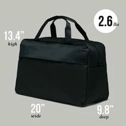 Lipault - City Plume Duffel Bag - Top Handle Shoulder Overnight Travel Weekender Luggage For Women - Black -suitcase shop 41Z Sjyh8FL