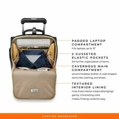 Briggs & Riley Rhapsody Softside Underseat Carry On Cabin Spinner, Black, Wide 16-Inch 32 Briggs & Riley Rhapsody Softside Underseat Carry On Cabin Spinner, Black, Wide 16-Inch -suitcase shop 41Z FL8qvPL