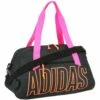 Adidas Graphic Duffel Bag, Canvas Black/Screaming Orange/Screaming Pink, One Size 1 Adidas Graphic Duffel Bag, Canvas Black/Screaming Orange/Screaming Pink, One Size -suitcase shop 41ZsyAje1VS