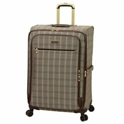 London Fog Brentwood II 4 Piece Set (with Under The Seat Bag), Cappuccino -suitcase shop 41aHXJGHfsL