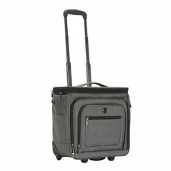 Travelers Club Luggage 16" Top Expandable Rolling Underseater W/USB Port, Dark Gray Suitcase, -suitcase shop 41aOVaakN2L