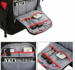 Convenient Photography Rolling Luggage Digital Shoulder Suitcase With Wheels Men Camera Cabin Trolley Travel Bags (Color : Small) -suitcase shop 41afFPEfwJL