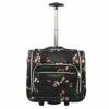 BEBE Women's Valentina-Wheeled Under The Seat Carry-on Bag, Floral Branch, One Size -suitcase shop 41c89PB 17L