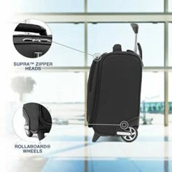 Travelpro Luggage Maxlite 5 16" Lightweight Carry-on Rolling Tote Suitcase, Black 11 Travelpro Luggage Maxlite 5 16" Lightweight Carry-on Rolling Tote Suitcase, Black -suitcase shop 41cNJioQU L