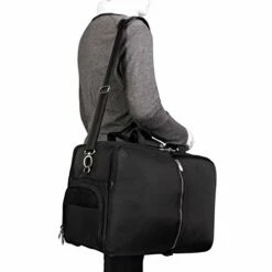 McKleinUSA Avondale, 1680D Ballistic Nylon With Leather Trim, 22" Nylon, Triple Compartment, Carry-All, Travel, Laptop Duffel, Black (78905) 12 McKleinUSA Avondale, 1680D Ballistic Nylon With Leather Trim, 22" Nylon, Triple Compartment, Carry-All, Travel, Laptop Duffel, Black (78905) -suitcase shop 41dDMOIXHzL