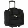 Travelers Club Business Class 16-Inch Under The Seat Carry-On Luggage, Executive Black -suitcase shop 41e8w8y8 oL