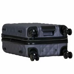 Kenneth Cole Reaction Diamond Tower Luggage Collection Lightweight Hardside Expandable 8-Wheel Spinner Travel Suitcase, Smokey Purple, 20-Inch Carry On -suitcase shop 41eHDEXhSlL