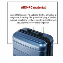 3 Piece Set Luggage Sets Women Men Teens Travel Suitcase With Lightweight TSA Lock Spinner, Home Outdoor Carry On Luggage With 4 Double Silent Wheels Adjustable Handle 20in 24in 28in, Blue 18 3 Piece Set Luggage Sets Women Men Teens Travel Suitcase With Lightweight TSA Lock Spinner, Home Outdoor Carry On Luggage With 4 Double Silent Wheels Adjustable Handle 20in 24in 28in, Blue -suitcase shop 41eLJib7xzS