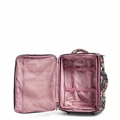Vera Bradley Women's Lighten Up Small Softside Foldable Rolling Suitcase Luggage, Indiana Blossoms -suitcase shop 41fHuGRggZL