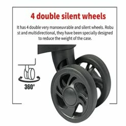 3 Piece Set Luggage Sets Women Men Teens Travel Suitcase With Lightweight TSA Lock Spinner, Home Outdoor Carry On Luggage With 4 Double Silent Wheels Adjustable Handle 20in 24in 28in, Gray -suitcase shop 41fjwyHdKuS