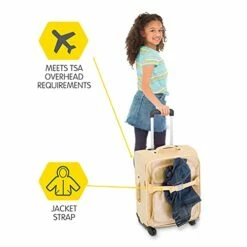 Bixbee Kids Luggage, Kids Luggage With Wheels For Girls & Boys With Telescoping Pullout Handle, Strap And Pockets- Lightweight Kids Suitcase & Carry On Bag For Airport, Travel, Overnight In Gold 13 Bixbee Kids Luggage, Kids Luggage With Wheels For Girls & Boys With Telescoping Pullout Handle, Strap And Pockets- Lightweight Kids Suitcase & Carry On Bag For Airport, Travel, Overnight In Gold -suitcase shop 41fn3FSX8kS