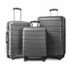 SSLine 3 Piece ABS Luggage Sets With Spinner Wheels,Expandable Suitcase Luggage Lightweight With TSA Lock,Hard Shell Spinner Carry On Suitcase (20 24 28 Inch) (Type-3, Gray) -suitcase shop 41g2wwT9IcL