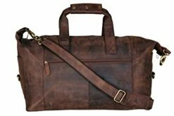 Leather Travel Duffel Bag Overnight Weekend Luggage Carry On Airplane Underseat -suitcase shop 41i8xk93s9L