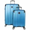 Kenneth Cole Reaction Continuum Hardside 8-Wheel Expandable Upright Spinner Luggage, Vivid Blue, 2-Piece (20" Carry-On / 28" Check Size) -suitcase shop 41iUNCXkhIL