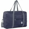 For Spirit Airlines Foldable Travel Duffel Bag Tote Carry On Luggage Sport Duffle Weekender Overnight For Women And Girls (3112 Dark Blue ( With Shoulder Strap)) 1 For Spirit Airlines Foldable Travel Duffel Bag Tote Carry On Luggage Sport Duffle Weekender Overnight For Women And Girls (3112 Dark Blue ( With Shoulder Strap)) -suitcase shop 41jr0RW4 ZS