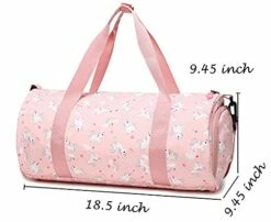 Choco Mocha Kids Duffle Bag For Girls Unicorn Duffle Bags For Girls Overnight Bag For Toddler Girl Duffel Bag Kids Travel Bags Weekender Weekend Bag For Little Teenage Girls Gym Bag Baby Sleepover Gift, Pink -suitcase shop 41kBvyvhSzS