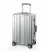 TRAVELKING All Aluminum Luggage Hard Shell Suitcase With Wheels Carry On Spinner Suitcase (Silver 20 Inch) 1 TRAVELKING All Aluminum Luggage Hard Shell Suitcase With Wheels Carry On Spinner Suitcase (Silver 20 Inch) -suitcase shop 41kDq88rm7L