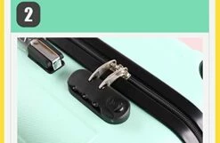 26 Inch Trolley Case/Bags Woman Travel Suitcase With Wheels Rolling Carry On Luggage,B,24 -suitcase shop 41kHk57KaeL