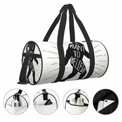 Fredeulva I Want To Believe Duffel Bag Canvas Shoulder Round Gym Sports Travel Weekender Bags For Man Women 14 Fredeulva I Want To Believe Duffel Bag Canvas Shoulder Round Gym Sports Travel Weekender Bags For Man Women -suitcase shop 41kNB3xx eL