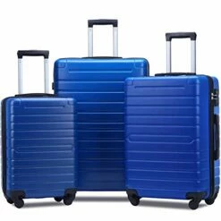 Flieks Luggage Sets 3 Piece Spinner Suitcase With TSA Lock Lightweight 20 24 28 Inch (Elegant Blue) 14 Flieks Luggage Sets 3 Piece Spinner Suitcase With TSA Lock Lightweight 20 24 28 Inch (Elegant Blue) -suitcase shop 41l5U2tLgjL