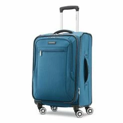 Samsonite Ascella X Softside Expandable Luggage With Spinner Wheels, Teal, Carry-On 20-Inch