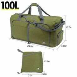 CAMEL CROWN 100L Extra Large Duffle Bag Travel Bag Lightweight Foldable Luggage For Outdoor Camping -suitcase shop 41lPcu0eiUL