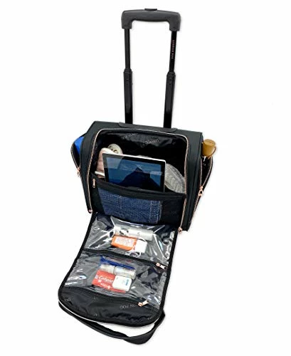 LONDON FOG Bromley 15-Inch Under The Seat Bag, Black 6 LONDON FOG Bromley 15-Inch Under The Seat Bag, Black - Image 4