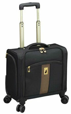 London Fog Langley 8 Wheel 15" Under The Seat Bag, Black