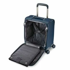 Samsonite Lineate Underseat Carry On Boarding Bag With Spinner Wheels, Evening Teal -suitcase shop 41oLKivAiAL