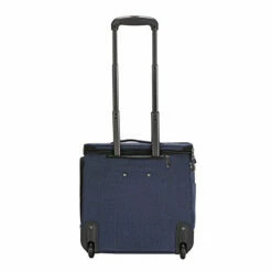 Travelers Club Luggage 16" Top Expandable Rolling Underseater W/USB Port, Blue Suitcase, Carry-On, Navy -suitcase shop 41pVex 2BUcRL
