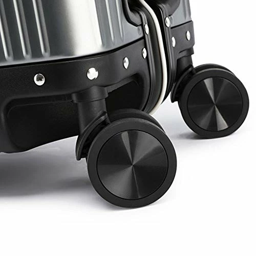 JBAG-one 100% Aluminum-Magnesium Alloy Rolling Luggage Spinner Men Business Suitcase Wheels 20 Inch Cabin Trolley Travel Bag,Black 7 JBAG-one 100% Aluminum-Magnesium Alloy Rolling Luggage Spinner Men Business Suitcase Wheels 20 Inch Cabin Trolley Travel Bag,Black - Image 5