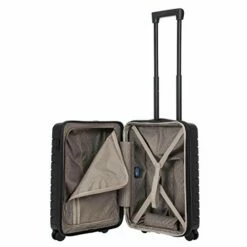 Bric's B|Y Ulisse Spinner Suitcase - 21 Inch Expandable Carry-On Luggage - Hard Exterior And TSA-Approved Lock - Black -suitcase shop 41pl6pnhNJL