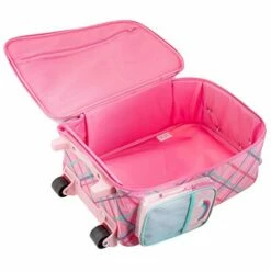 Stephen Joseph Kids Classic Rolling Luggage, Pink Unicorn, One Size -suitcase shop 41prLc88SZL