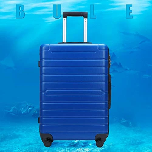 Hardshell Luggage Sets 3 PCS Spinner Suitcase With Tsa Lock Lightweight Blue 5 Hardshell Luggage Sets 3 PCS Spinner Suitcase With Tsa Lock Lightweight Blue - Image 3