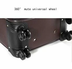 Retro Travel Suitcase Rolling Spinner Luggage Women Trolley Case 24inch Wheels Man 20inch Box PVC Vintage Cabin Travel Bag Trunk (Color : 24inch) 14 Retro Travel Suitcase Rolling Spinner Luggage Women Trolley Case 24inch Wheels Man 20inch Box PVC Vintage Cabin Travel Bag Trunk (Color : 24inch) -suitcase shop 41qHJ1EjJ9L