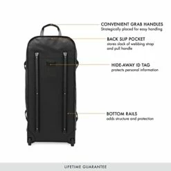 Briggs & Riley Extra Large Softside 2-Wheel Rolling Duffel, Black, 32" -suitcase shop 41rK6TG 8lL