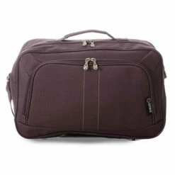16 Inch Carry On Hand Luggage Flight Duffle Bag, 2nd Bag Or Underseat, 19L (Plum) -suitcase shop 41s3ksjRvLL