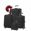 Travelpro Maxlite 5 | 5-PC Set | Underseater, 21" Carry-On, 25" & 29" Exp. Spinners With Travel Pillow (Black) -suitcase shop 41txBm2EDIL