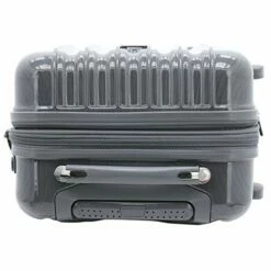 Kensie Women's Alma Hardside Spinner Luggage, Gun Metal, Carry-On 20-Inch -suitcase shop 41u27Il3p9L